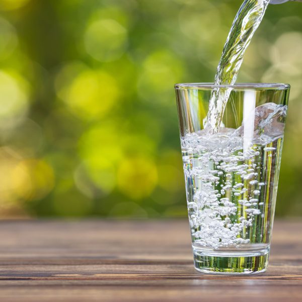 Wasserglas in der Natur